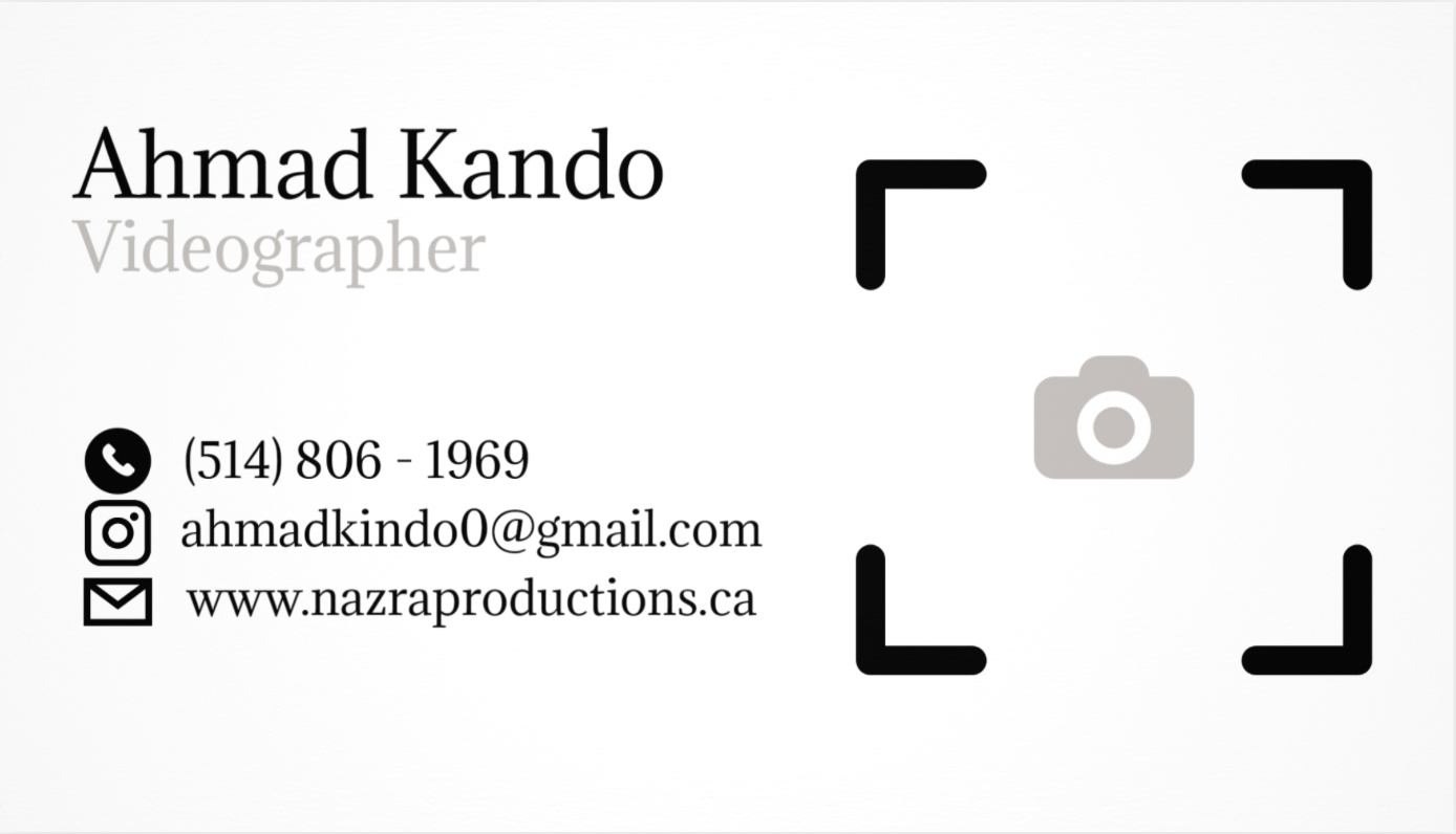 Business Card Back